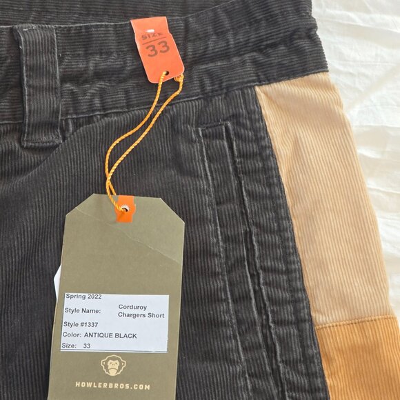 Howler Brothers Rare Unreleased Corduroy Charger Shorts (33) - Picture 2 of 5